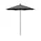 California Umbrella 7.5' Black Aluminum Market Patio Umbrella, Sunbrella Charcoal 194061334294 - alternate 1